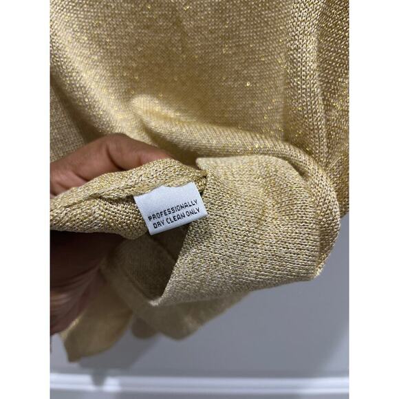 St. John Basics Gold Knit Sleeveless Camisole Sz P Large - Picture 2 of 5